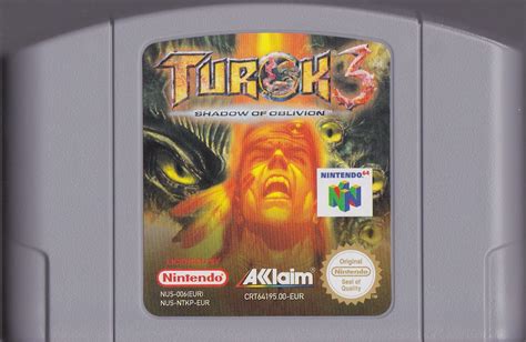Turok 3 Shadow Of Oblivion 2000 Nintendo 64 Box Cover Art MobyGames