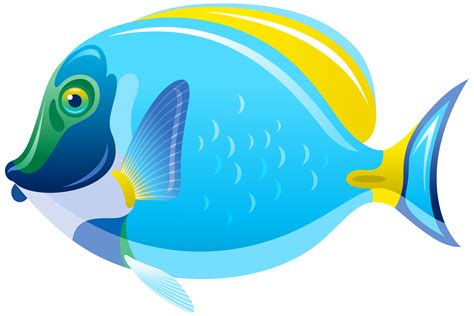 Pictures Of Blue Fishes Free Download On Clipartmag
