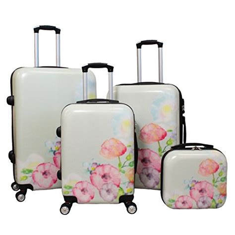Adorable Flower Suitcases And Luggage Sets For The Girly Traveler