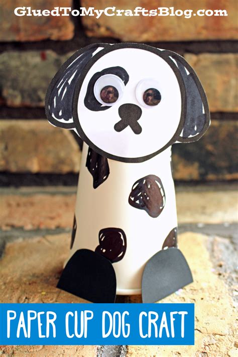 Paper Cup Dalmatian Dog Craft