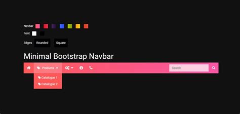 Bootstrap Navigation Bar Best Navbar Examples