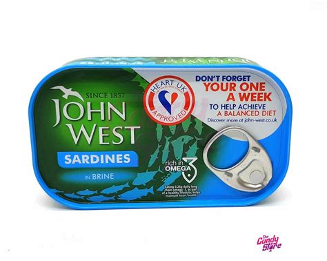 John West Sardines In Brine 120 G Balení 12 Ks Candy Storecz Dobroty Z Celého Světa