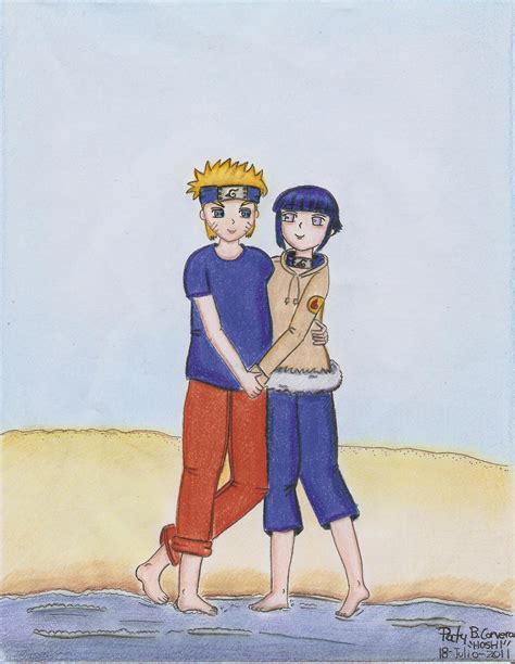 Hinata And Naruto Beach Time By Hoshiblue21 On Deviantart
