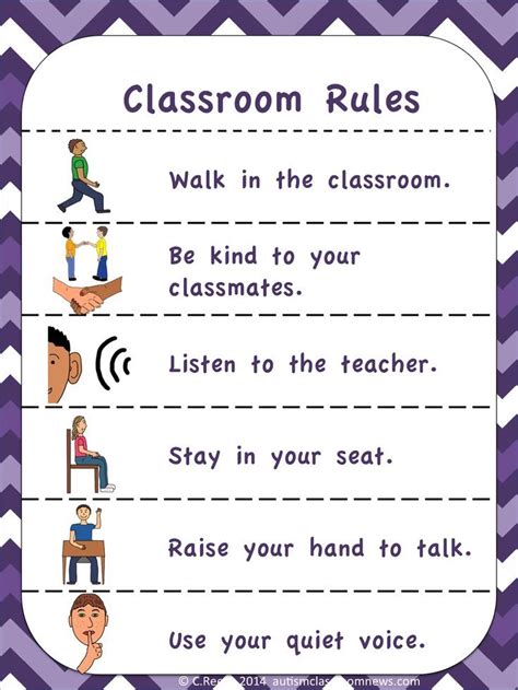 Visual Rules And Expectations Freebie Download This Free Visual To