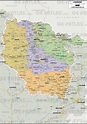 Carte de la Lorraine - Plusieurs cartes de la région se trouvant dans l'Est