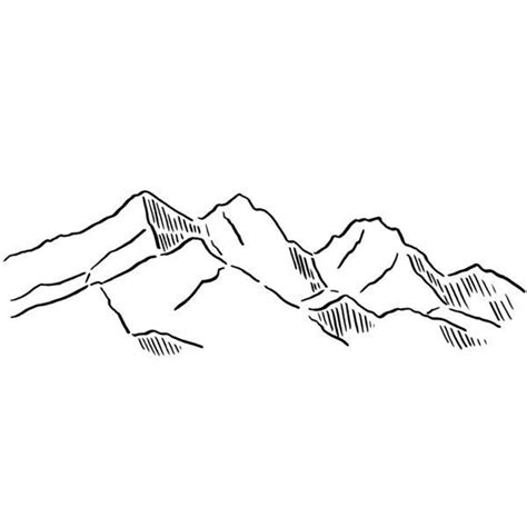 line drawings of mountainmen | Mountain drawing, Drawings ... Learn how to draw mountain scenery pictures using these outlines or print just for coloring.