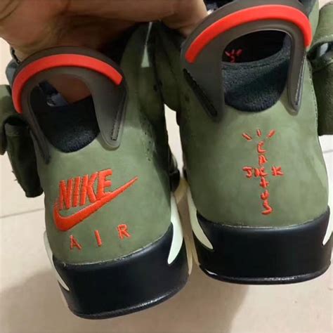 Travis Scott Air Jordan 6 Medium Olive Cactus Jack Cn1084 200 Release