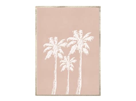 Palm Tree Print Palm Trees Art Tropical Wall Art Boho Beach Etsy