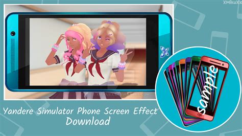 Mmd Yandere Simulator Phone Screen Effect Download By Xmikuxx On Deviantart