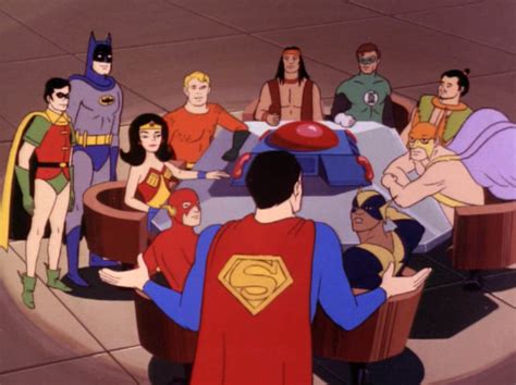 Still From The Challenge Of The Super Friends Television Cartoon