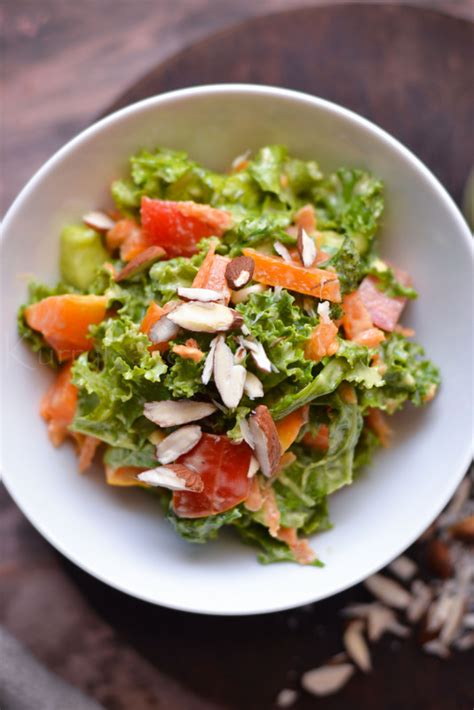 Kale Salad With Avocado Dressing Kurryleaves