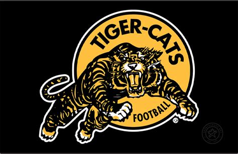 Hamilton Tiger Cats Logo Primary Dark Logo Canadian Football League