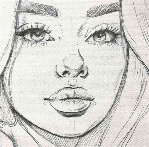 Pencil Sketch Face Art Girl Drawing Sketches Art Drawings Sketches Pencil Face Sketch