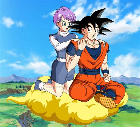 Commission Son Goku And Bulma By Everlastingdarkness5 On Deviantart