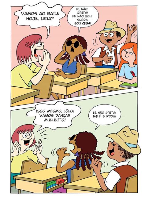 Viva A Inclusão Conheça Uma História Em Quadrinhos Com Personagens
