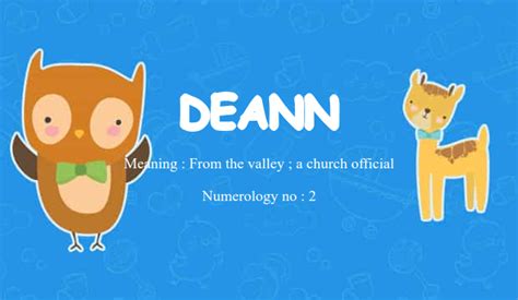 Deann Name Meaning