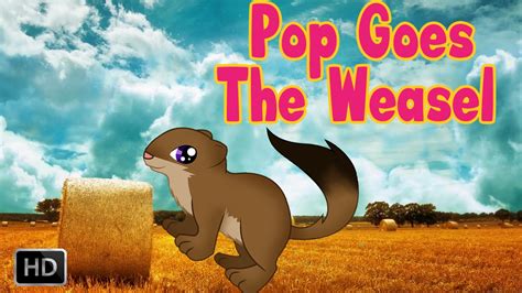 Pop Goes The Weasel With Lyrics Nursery Rhymes For Children Youtube