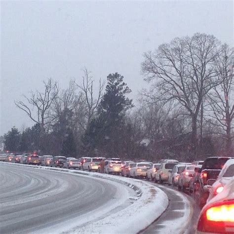 Southerners Were Stuck In Some Serious Traffic Jams Winter Storm