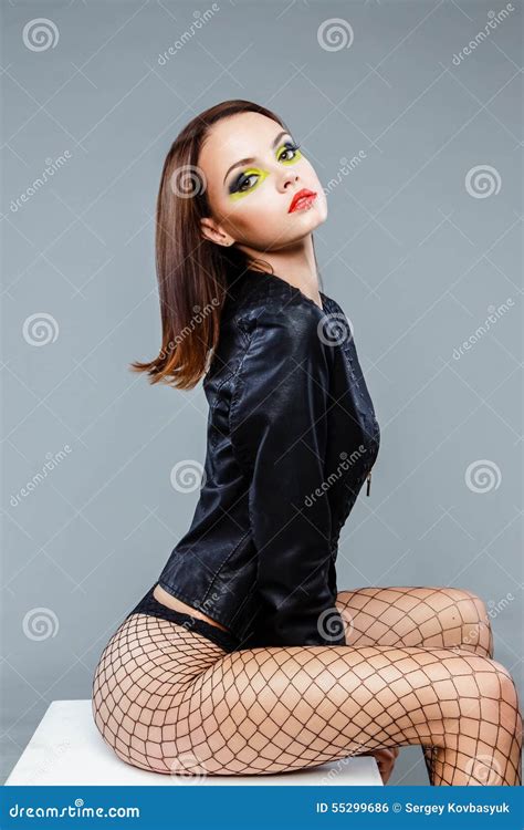 Seductive Female Fashion Model Stock Photo Image Of Desire Clean