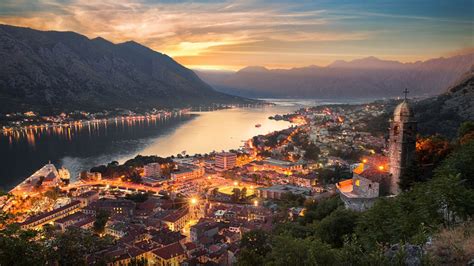 Please contact us if you want to publish a 1920x1080 full hd wallpaper on our site. Montenegro City Kotor At Night Desktop Wallpaper Hd ...