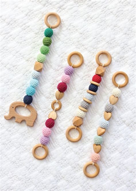 Diy Wood And Bead Baby Teethers The Homes I Have Made Teethers