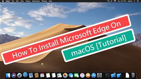 How To Install Microsoft Edge On Macos Tutorial Youtube