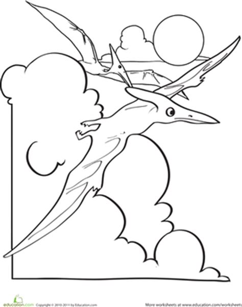 Select the one you want to color and download the free coloring page that features the flying reptiles dinosaurs you are most excited about. 11 Best Images of Over Under Worksheet And Kindergarten ...