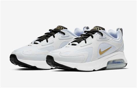 Nike Air Max 200 White Gold Aq2568 102 Where To Buy Fastsole