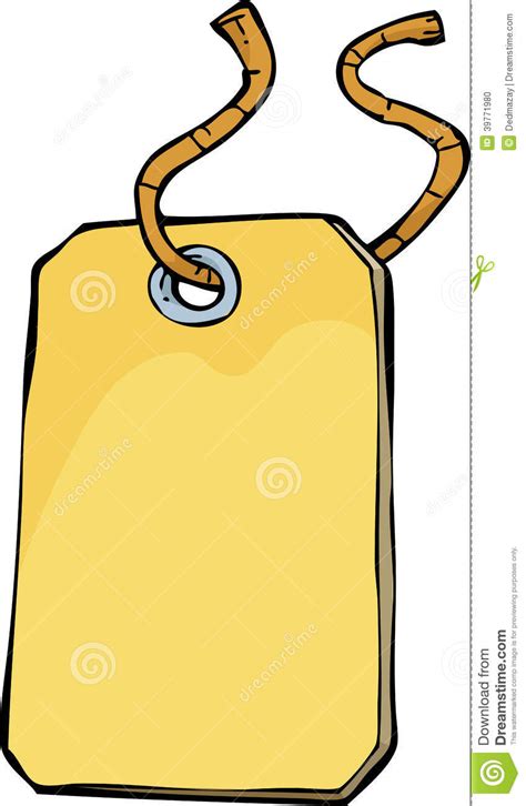 Cartoon Tag Stock Vector Image 39771980 Cartoon