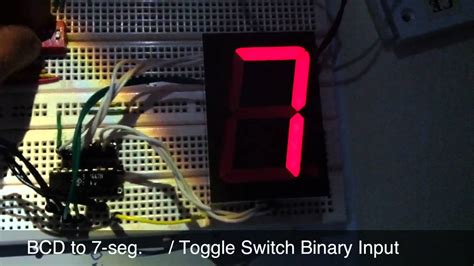 Arduino Mini Bcd 7 Segment Display Youtube