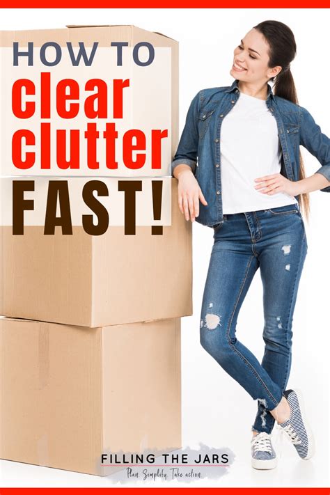 Clutter Emergency Heres How To Declutter Really Fast Filling The Jars