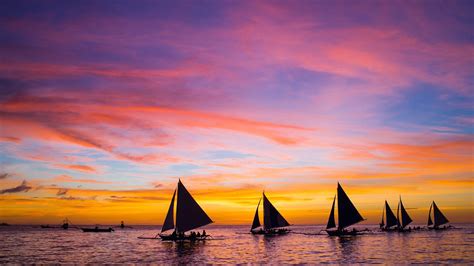 Boracay Sunset Wallpapers Wallpaper Cave