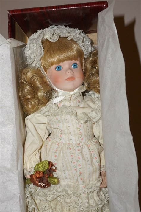 Dynasty Doll Collection Georgi Porcelain Musical Baby Girl Doll MIB On EBid United States
