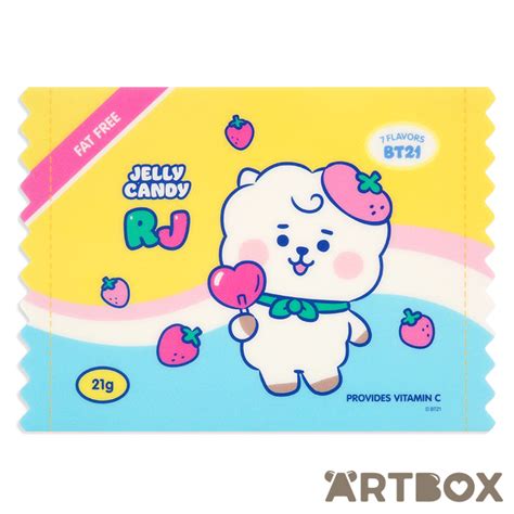 Buy Line Friends Bt21 Baby Rj Jelly Candy Die Cut Mouse Pad At Artbox