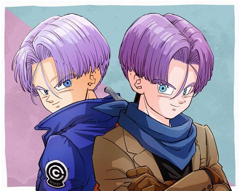 Mirai Trunks And Trunks Gt Anime Dragon Ball Dbz Drawings Dragon Ball Super Art