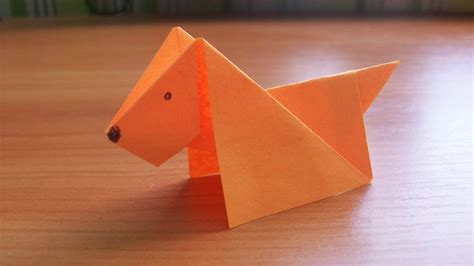 Diy How To Make An Easy Paper Dog Origami Tutorial For Kids And