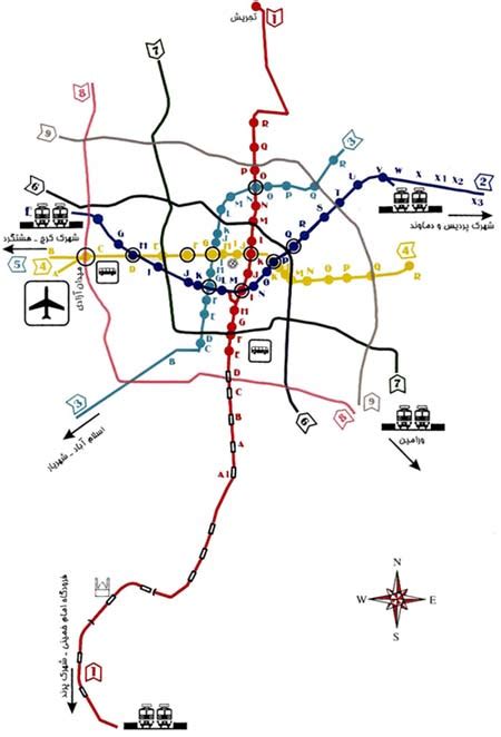 UrbanRail Net Asia Iran TEHRAN Metro