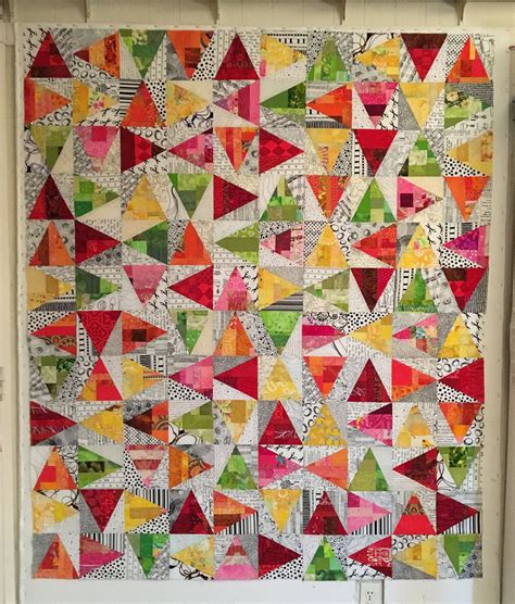 Lynne S Scrap Slab Triangle Quilts Etsy Artofit