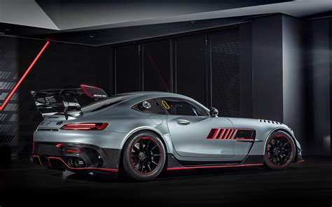 Download Wallpapers 2023 Mercedes Benz Amg Gt Track Series Rear View