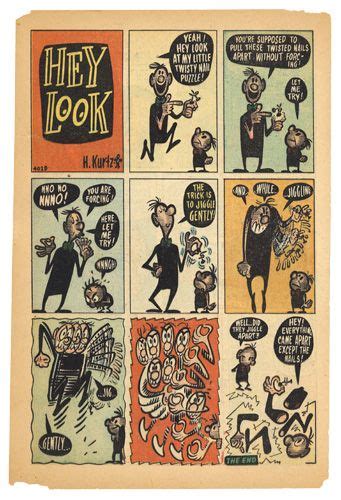 Harvey Kurtzman Comic Book Pages Comic Book Artists Comic Books Art