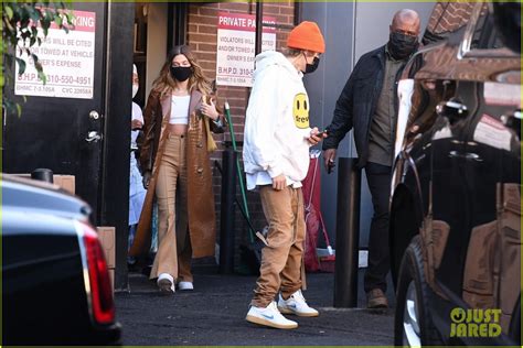 full sized photo of justin bieber lunch with wife hailey bieber 24 justin bieber and wife hailey