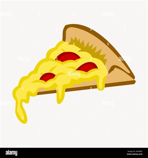 Pizza Slice Clipart Food Illustration Vector Stock Vector Image And Art Alamy