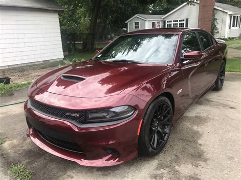 Gave My New Scat Pack A Wash Octane Red Is Amazing Dodge