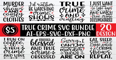 True Crime Svg Bundle Bundle · Creative Fabrica