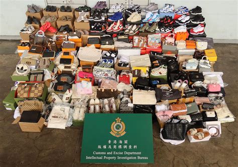 Hong Kong Customs seizes suspected counterfeit goods worth about $4.1