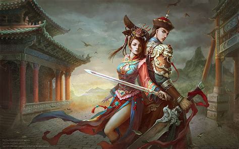 Artwork Warriors Huang Mei Ling Hgjart 133425 Chinese Warrior Hd