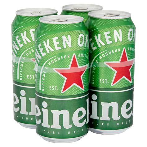 Heineken Premium Lager Beer 24 X 440ml Fletcher Drinks