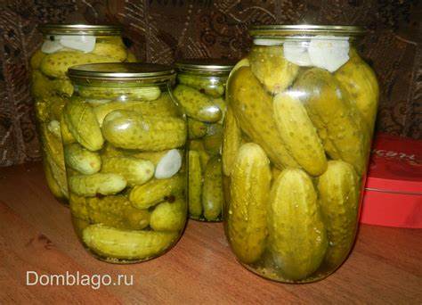 Консервированные маринованные огурцы. Вкусно и просто. Рецепт с фото. Картинка - Консервированные маринованные огурцы. Вкусно и просто. Рецепт с фото.