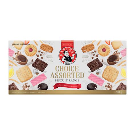 Bakers Choice Assorted Range Biscuits 200g | Biscuit Selections ...