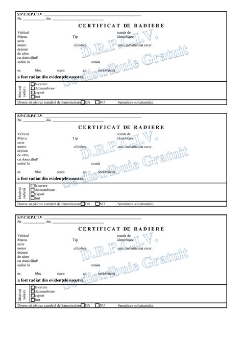 Certificat De Radiere Liyf Spcrpci